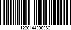 Código de barras (EAN, GTIN, SKU, ISBN): '1220144008963'