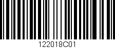 Código de barras (EAN, GTIN, SKU, ISBN): '122018C01'