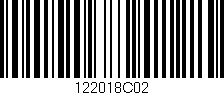 Código de barras (EAN, GTIN, SKU, ISBN): '122018C02'