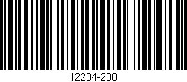 Código de barras (EAN, GTIN, SKU, ISBN): '12204-200'