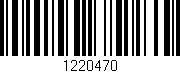 Código de barras (EAN, GTIN, SKU, ISBN): '1220470'