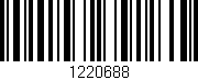 Código de barras (EAN, GTIN, SKU, ISBN): '1220688'