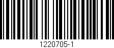Código de barras (EAN, GTIN, SKU, ISBN): '1220705-1'
