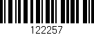 Código de barras (EAN, GTIN, SKU, ISBN): '122257'