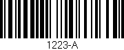 Código de barras (EAN, GTIN, SKU, ISBN): '1223-A'