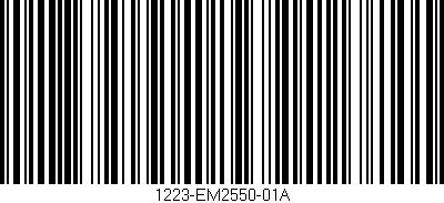 Código de barras (EAN, GTIN, SKU, ISBN): '1223-EM2550-01A'