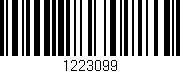 Código de barras (EAN, GTIN, SKU, ISBN): '1223099'