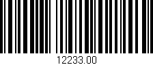 Código de barras (EAN, GTIN, SKU, ISBN): '12233.00'