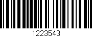 Código de barras (EAN, GTIN, SKU, ISBN): '1223543'
