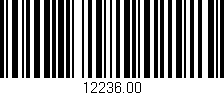 Código de barras (EAN, GTIN, SKU, ISBN): '12236.00'