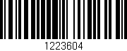 Código de barras (EAN, GTIN, SKU, ISBN): '1223604'