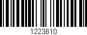 Código de barras (EAN, GTIN, SKU, ISBN): '1223610'