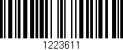 Código de barras (EAN, GTIN, SKU, ISBN): '1223611'