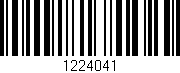 Código de barras (EAN, GTIN, SKU, ISBN): '1224041'