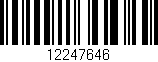 Código de barras (EAN, GTIN, SKU, ISBN): '12247646'
