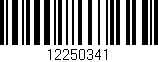 Código de barras (EAN, GTIN, SKU, ISBN): '12250341'