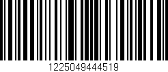 Código de barras (EAN, GTIN, SKU, ISBN): '1225049444519'