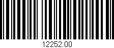 Código de barras (EAN, GTIN, SKU, ISBN): '12252.00'