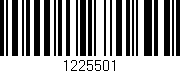 Código de barras (EAN, GTIN, SKU, ISBN): '1225501'