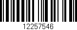 Código de barras (EAN, GTIN, SKU, ISBN): '12257546'