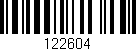 Código de barras (EAN, GTIN, SKU, ISBN): '122604'