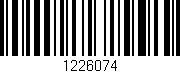 Código de barras (EAN, GTIN, SKU, ISBN): '1226074'
