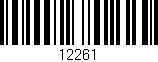 Código de barras (EAN, GTIN, SKU, ISBN): '12261'