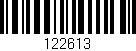 Código de barras (EAN, GTIN, SKU, ISBN): '122613'