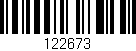 Código de barras (EAN, GTIN, SKU, ISBN): '122673'
