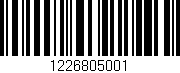 Código de barras (EAN, GTIN, SKU, ISBN): '1226805001'