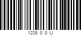 Código de barras (EAN, GTIN, SKU, ISBN): '1226_0_0_U'