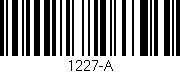 Código de barras (EAN, GTIN, SKU, ISBN): '1227-A'