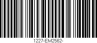 Código de barras (EAN, GTIN, SKU, ISBN): '1227-EM2562-'