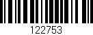 Código de barras (EAN, GTIN, SKU, ISBN): '122753'