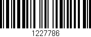 Código de barras (EAN, GTIN, SKU, ISBN): '1227786'