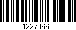 Código de barras (EAN, GTIN, SKU, ISBN): '12279665'