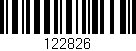 Código de barras (EAN, GTIN, SKU, ISBN): '122826'