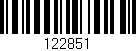Código de barras (EAN, GTIN, SKU, ISBN): '122851'