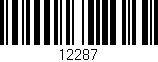Código de barras (EAN, GTIN, SKU, ISBN): '12287'