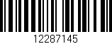 Código de barras (EAN, GTIN, SKU, ISBN): '12287145'