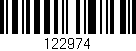 Código de barras (EAN, GTIN, SKU, ISBN): '122974'