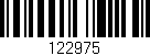 Código de barras (EAN, GTIN, SKU, ISBN): '122975'