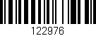 Código de barras (EAN, GTIN, SKU, ISBN): '122976'