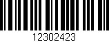 Código de barras (EAN, GTIN, SKU, ISBN): '12302423'