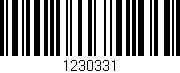 Código de barras (EAN, GTIN, SKU, ISBN): '1230331'