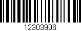 Código de barras (EAN, GTIN, SKU, ISBN): '12303906'