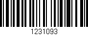 Código de barras (EAN, GTIN, SKU, ISBN): '1231093'