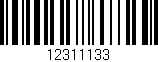 Código de barras (EAN, GTIN, SKU, ISBN): '12311133'