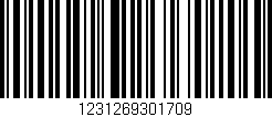 Código de barras (EAN, GTIN, SKU, ISBN): '1231269301709'