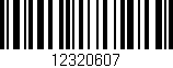 Código de barras (EAN, GTIN, SKU, ISBN): '12320607'